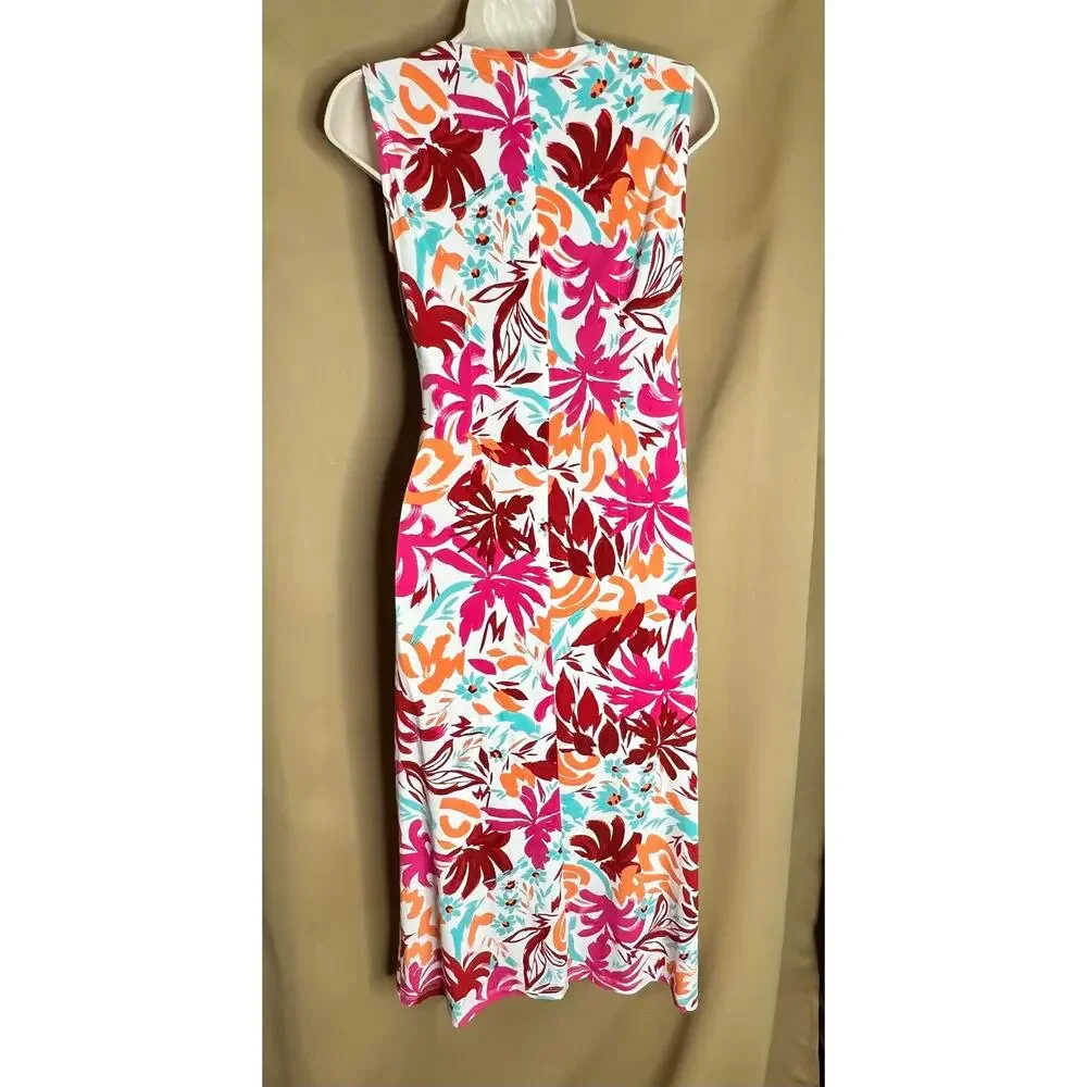 Maggy London Pink Floral Dress 2 NWOT